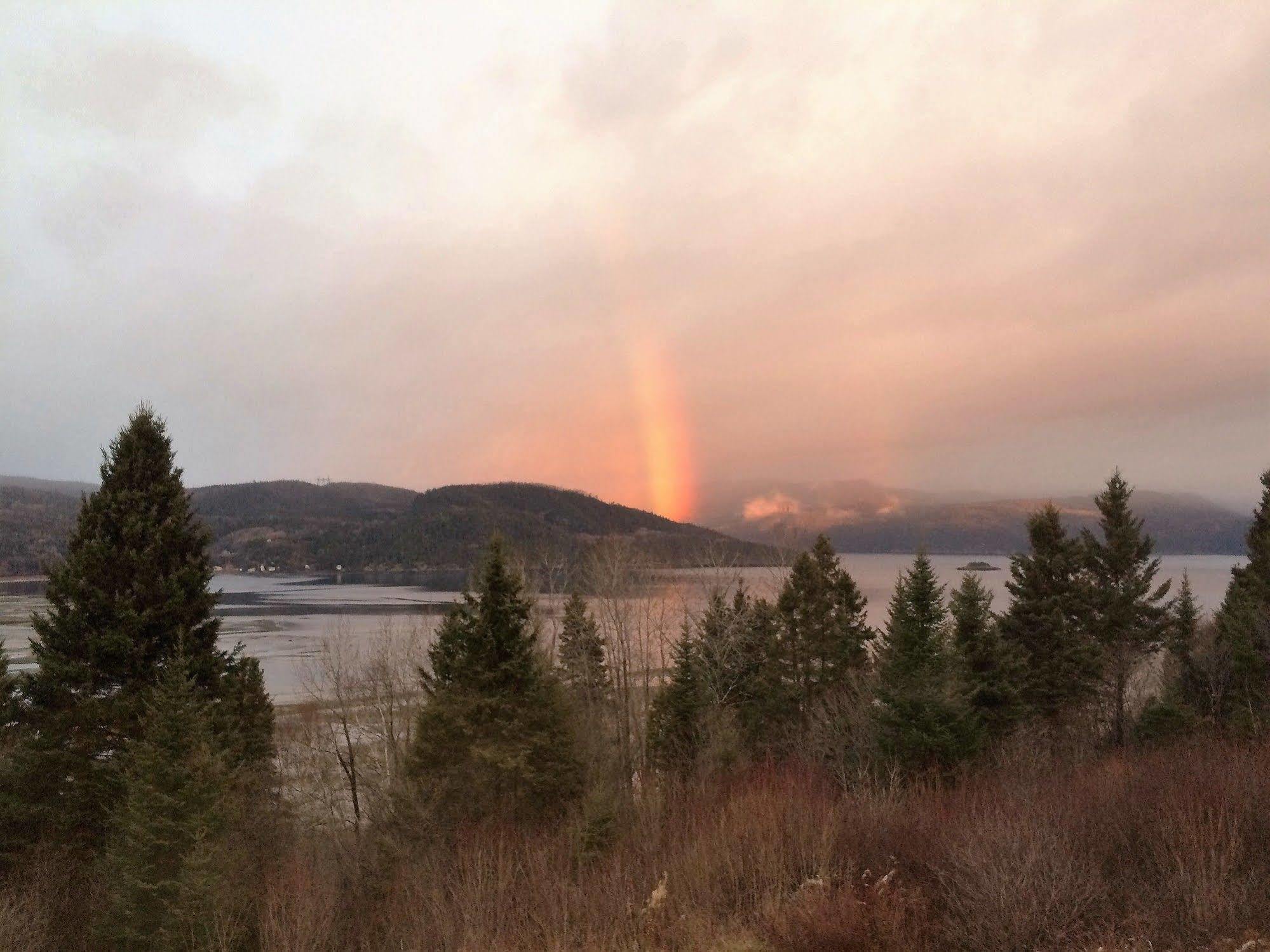 Panoramique Du Fjord Appartement LʼAnse-Saint-Jean Buitenkant foto