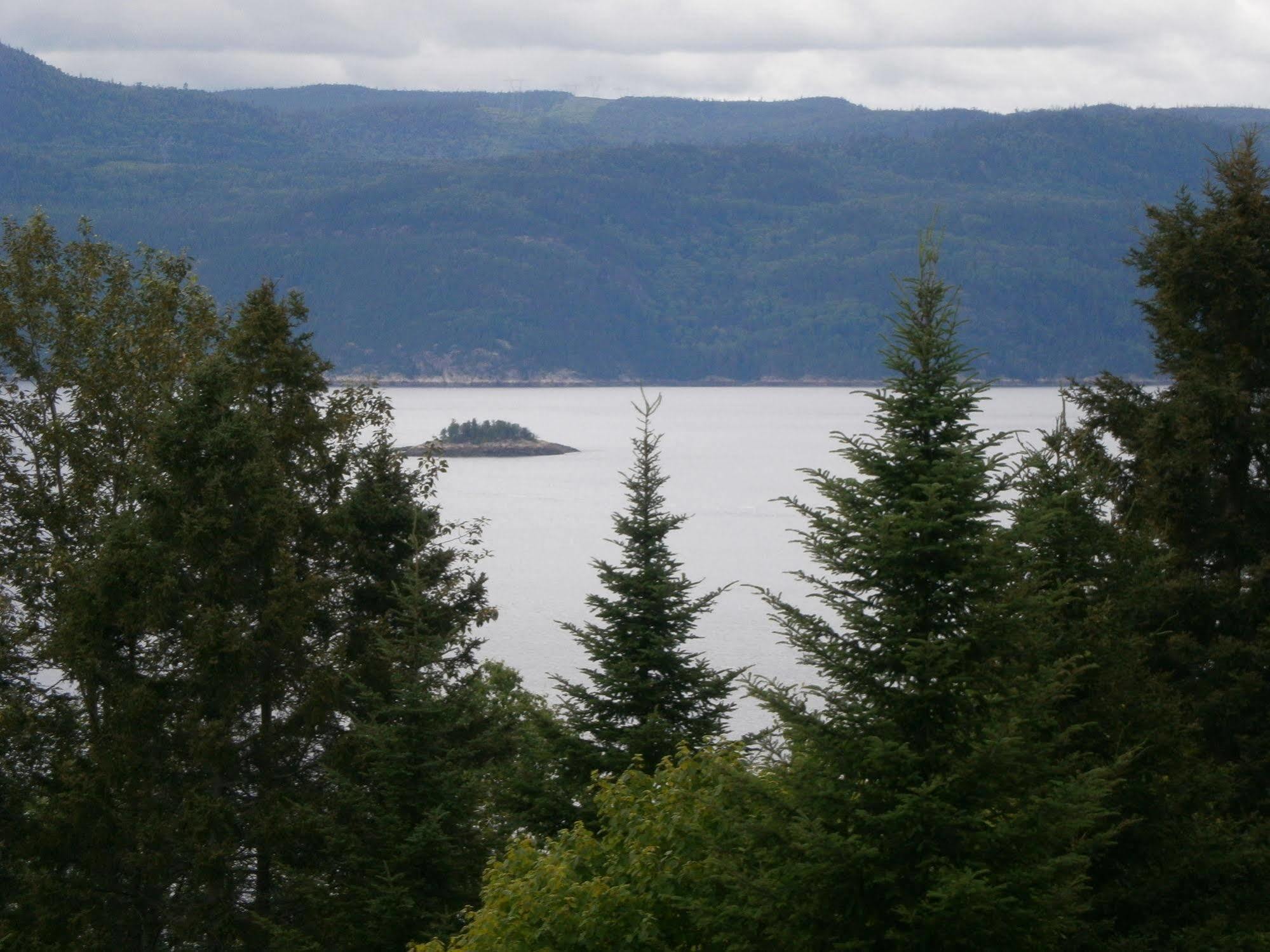 Panoramique Du Fjord Appartement LʼAnse-Saint-Jean Buitenkant foto