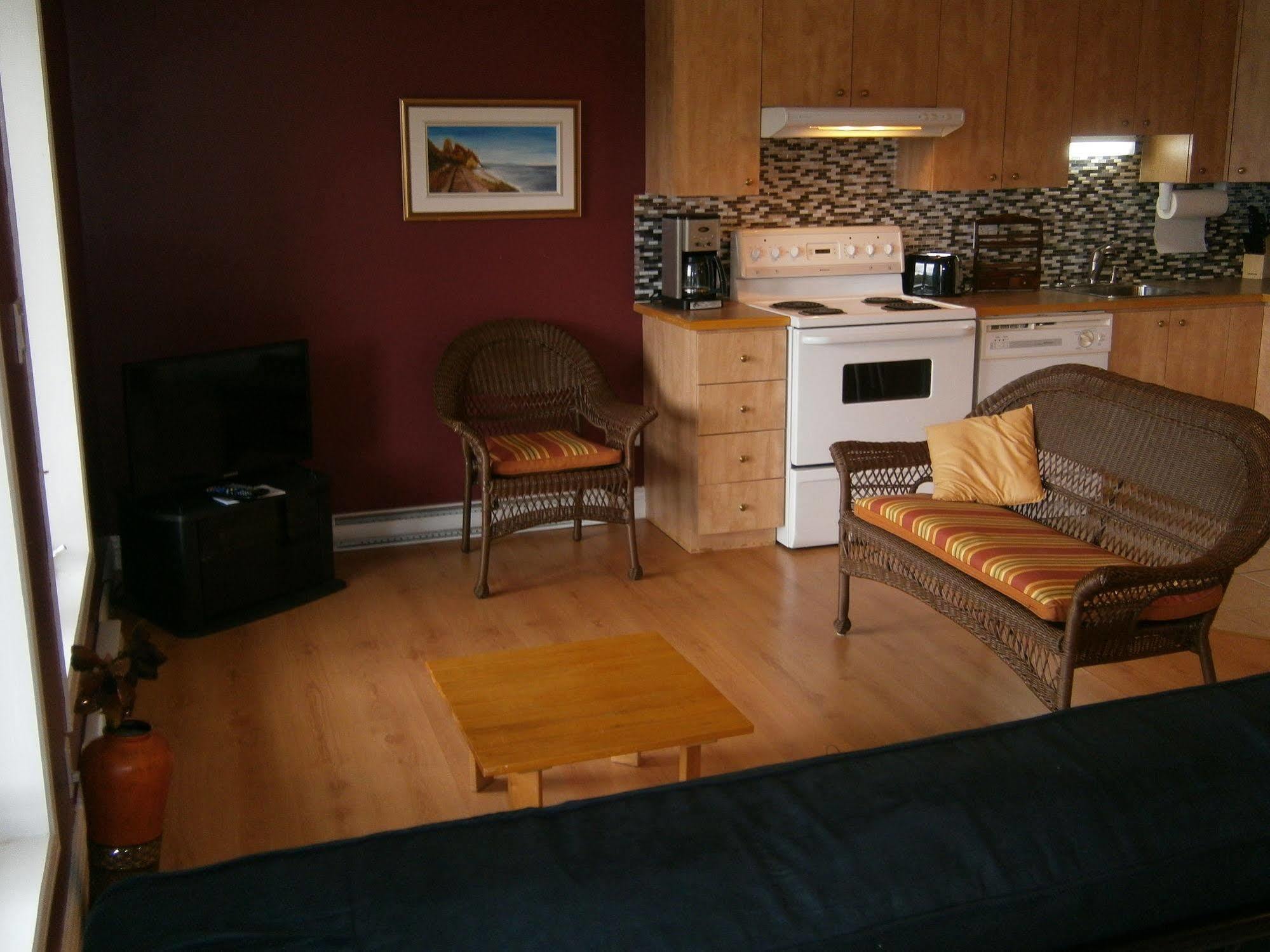 Panoramique Du Fjord Appartement LʼAnse-Saint-Jean Buitenkant foto