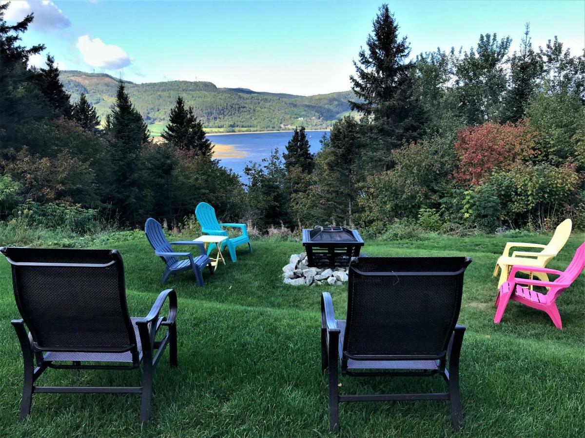 Panoramique Du Fjord Appartement LʼAnse-Saint-Jean Buitenkant foto