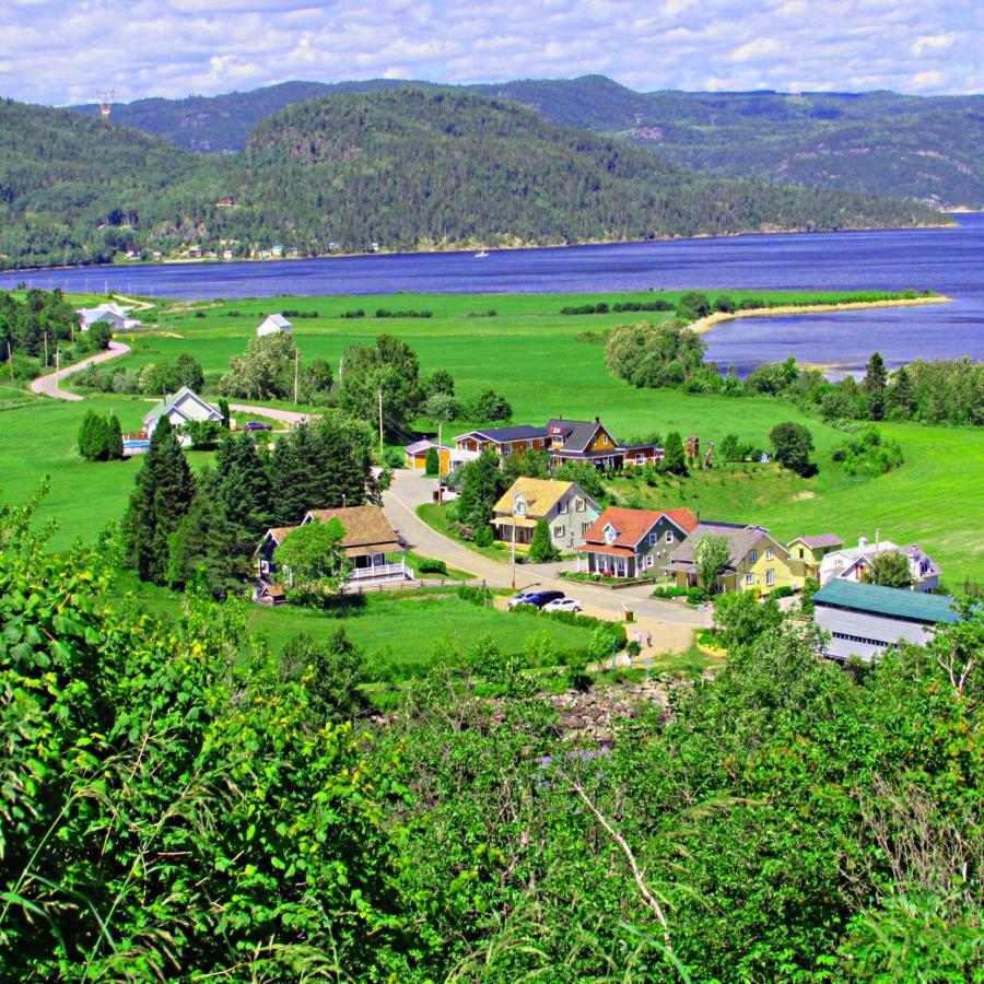Panoramique Du Fjord Appartement LʼAnse-Saint-Jean Buitenkant foto
