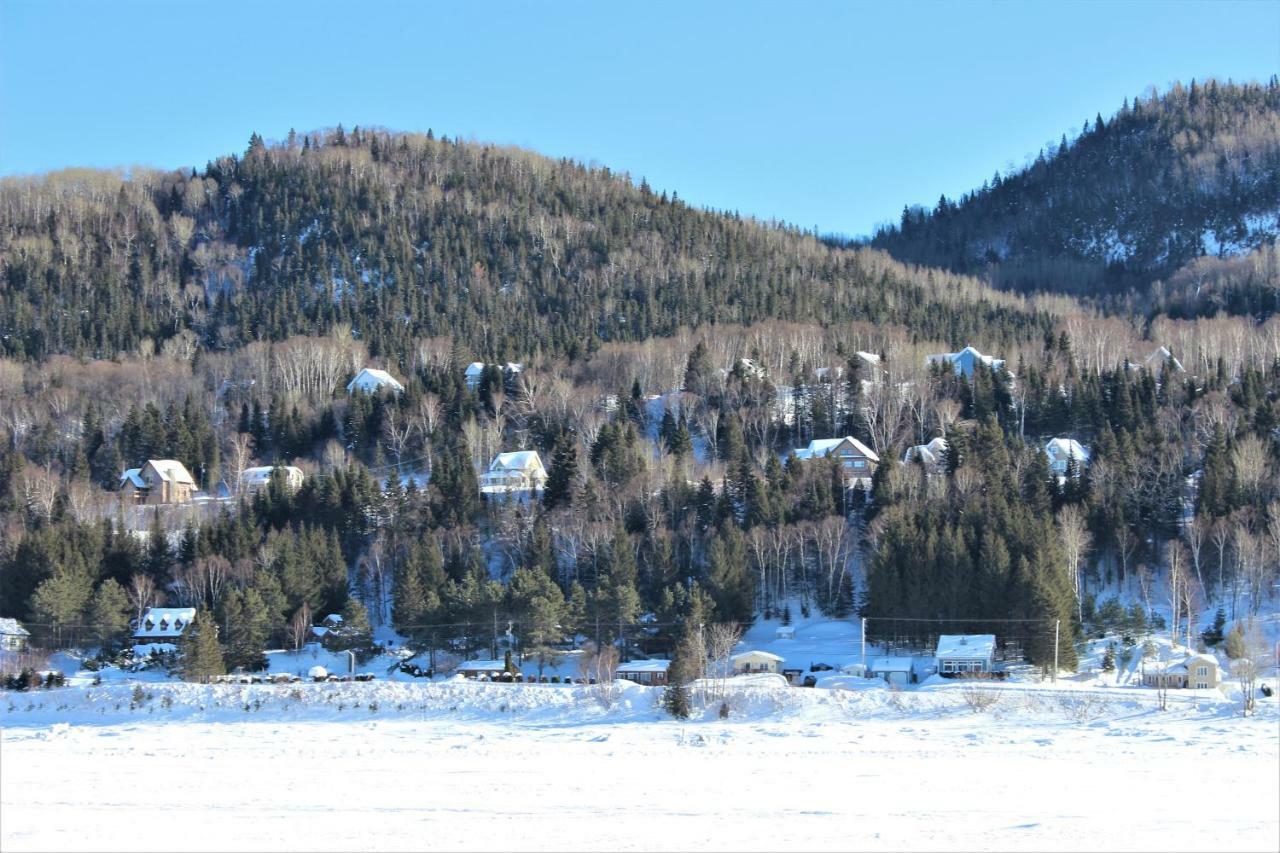 Panoramique Du Fjord Appartement LʼAnse-Saint-Jean Buitenkant foto