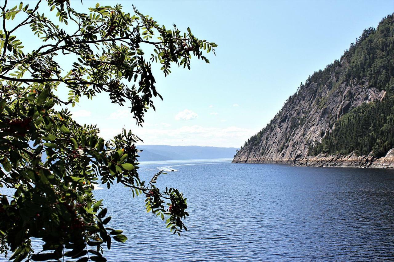Panoramique Du Fjord Appartement LʼAnse-Saint-Jean Buitenkant foto